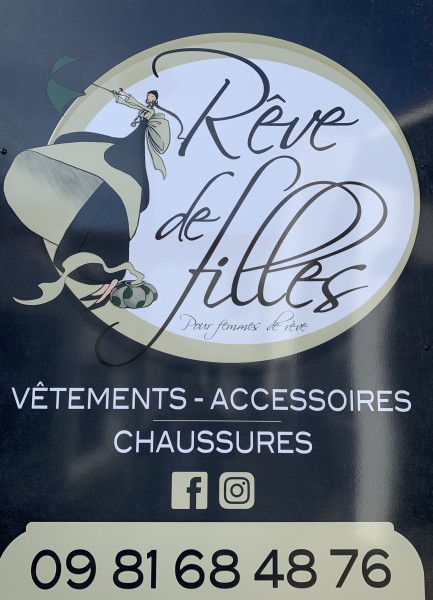 Enseigne de la boutique  - Rêve de Filles