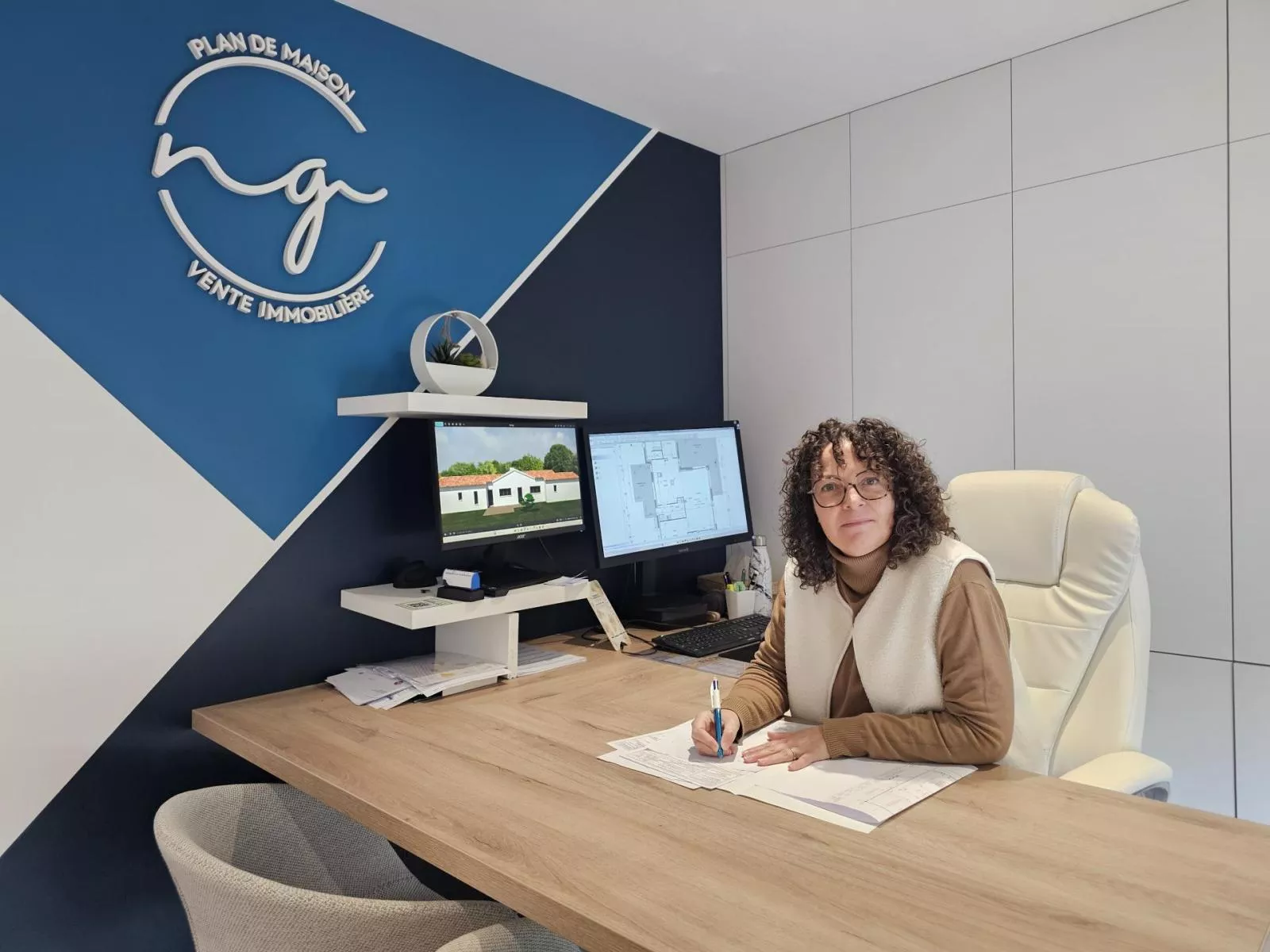 carte de visite - Gautier Nadège Immobilier