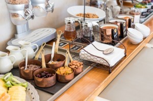 Le buffet Petit-déjeuner - Le Manoir de l'Antiquité