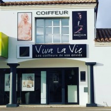 façade salon de coiffure - Viva la Vie - Elegance Coiffure