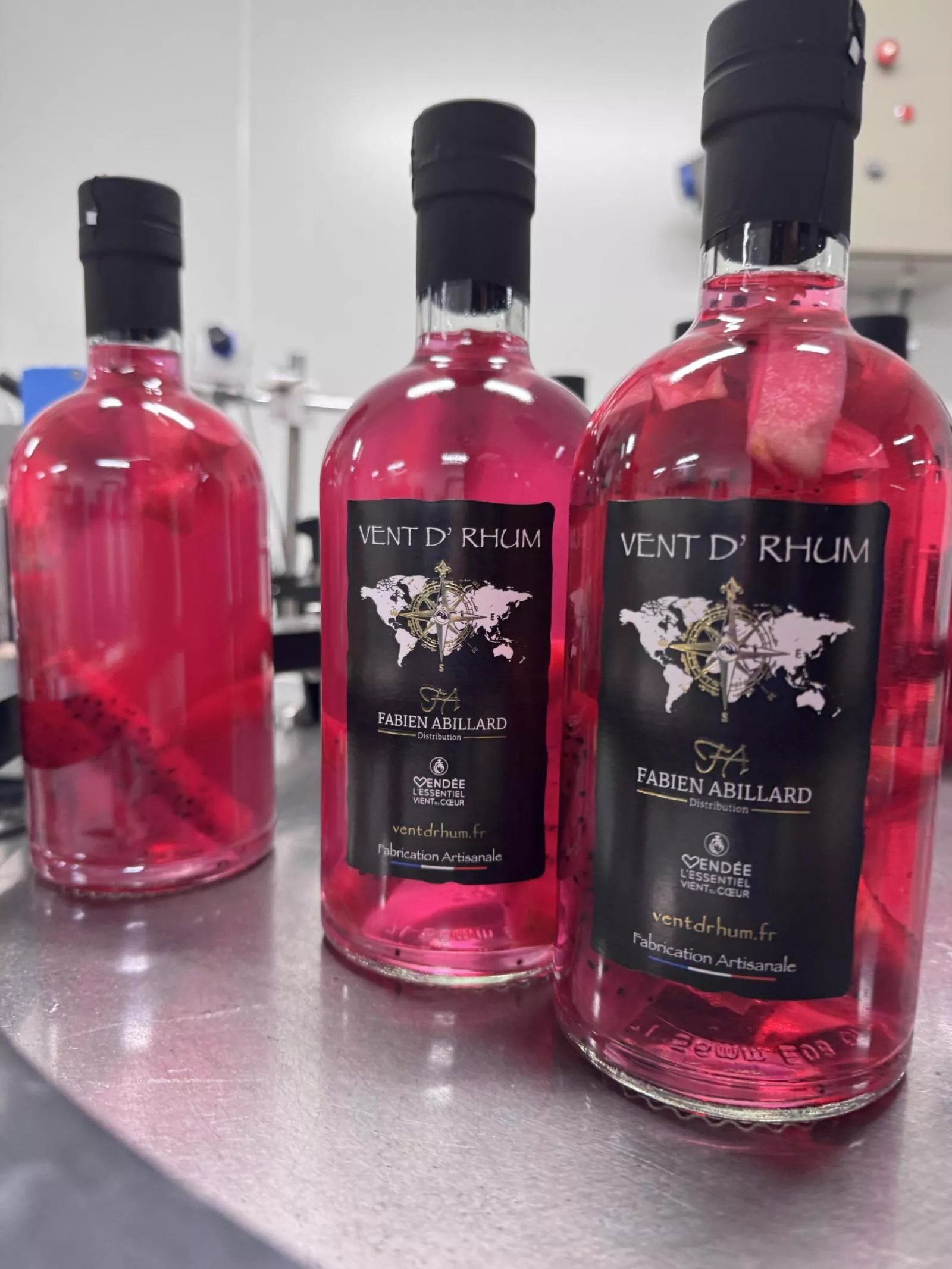 Mise en bouteille à l’atelier