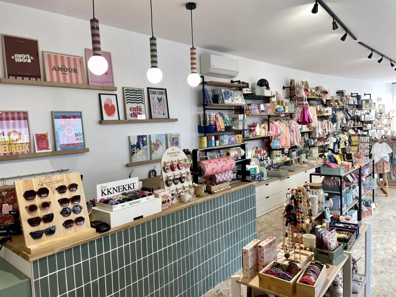 L'accueil de la boutique